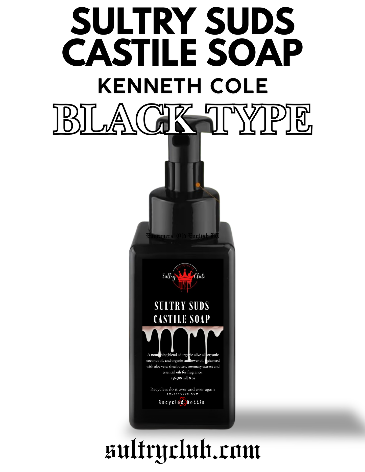 Sultry Suds™ Foaming Soap (Kenneth Cole Black type)
