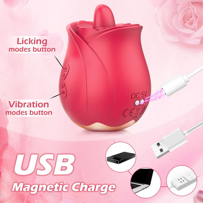 Rose Vibrator Stimulant Tool