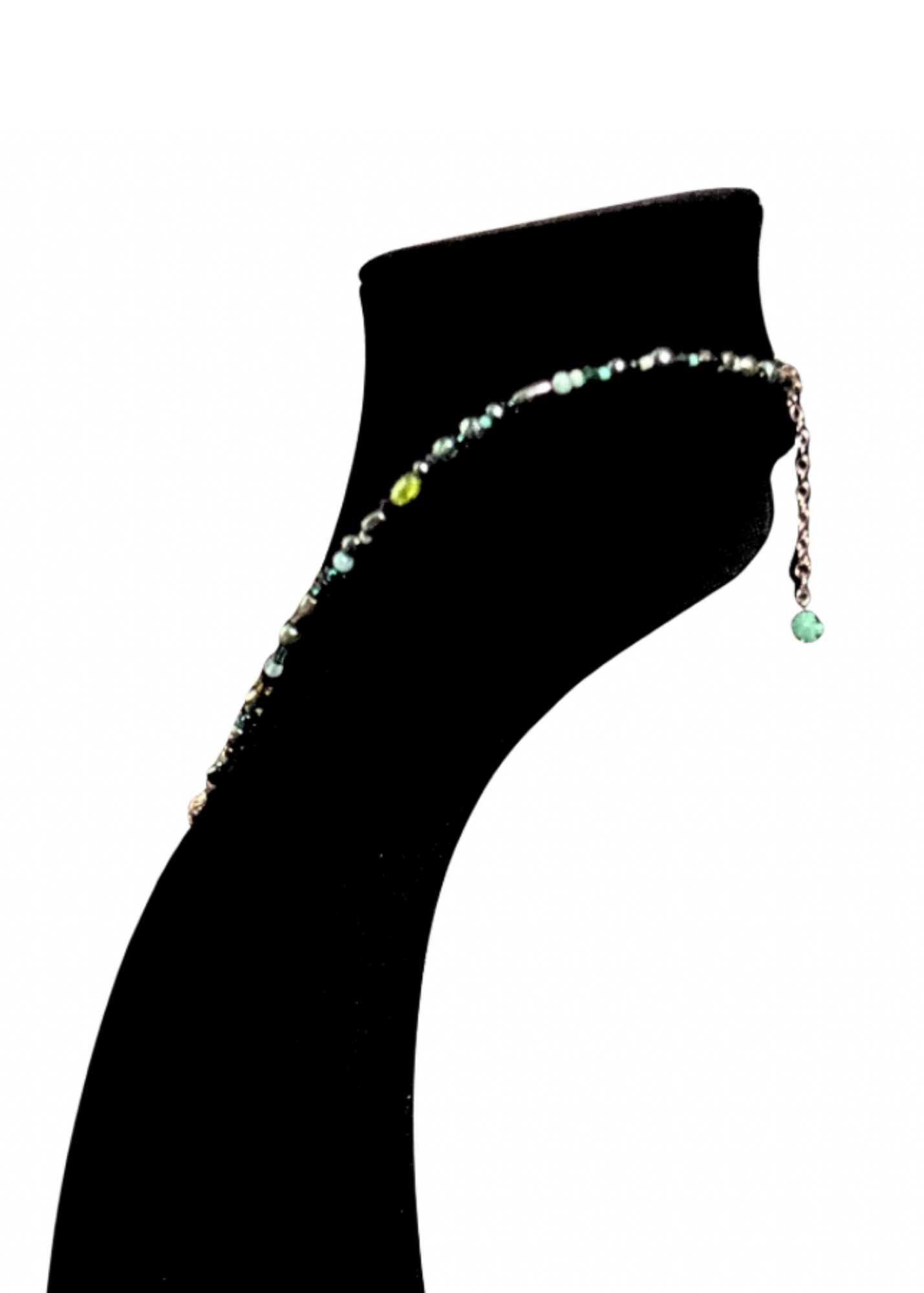 Dreaming In Jasper Cabachon Beaded Necklace