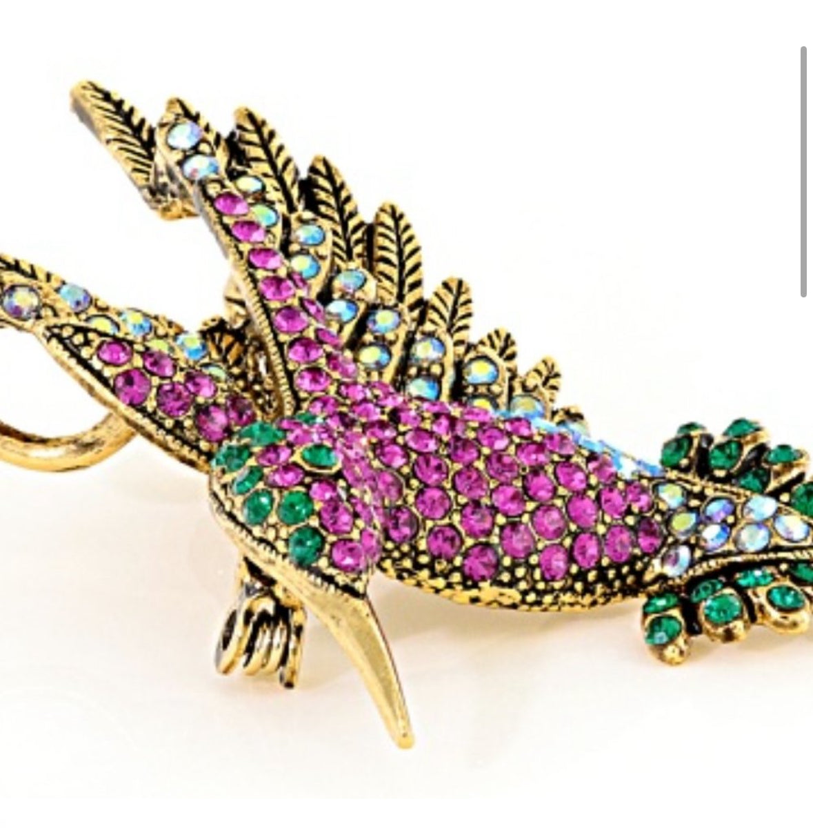 Hummingbird Brooch
