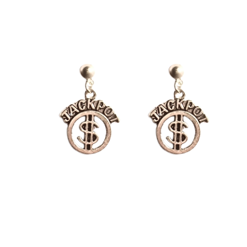 VEGAS CASINO JACKPOT EARRINGS