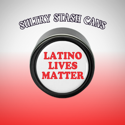BLACK LIVES MATTER Stash Tin - Round Storage Container