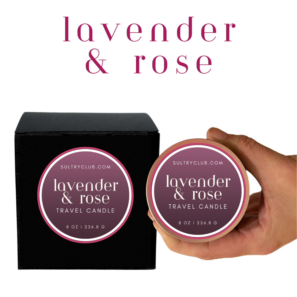 Lavender & Rose Vegan Candle