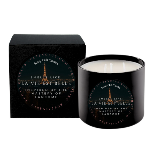 La Vie Est Belle Type Vegan Candle