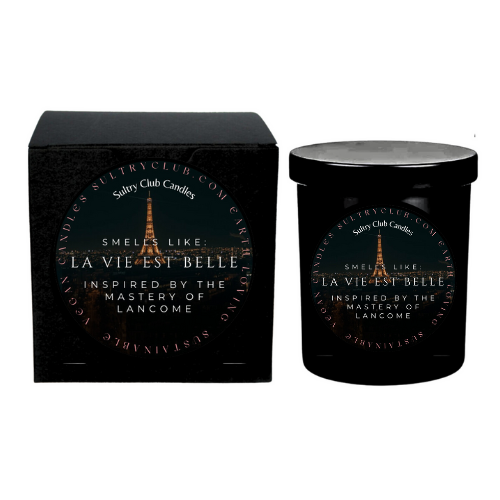 La Vie Est Belle Type Vegan Candle