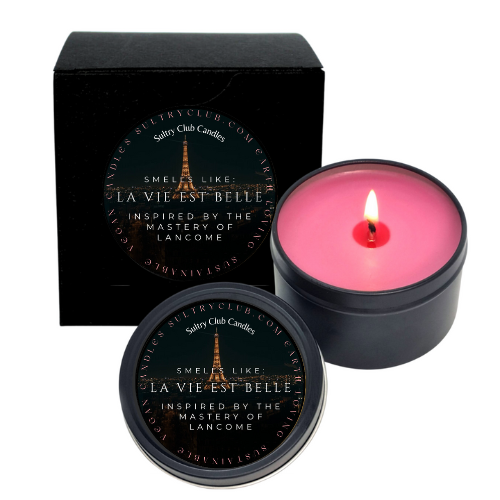 La Vie Est Belle Type Vegan Candle