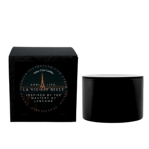 La Vie Est Belle Type Vegan Candle