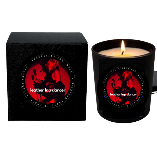 Leather Lap Dancer Candle