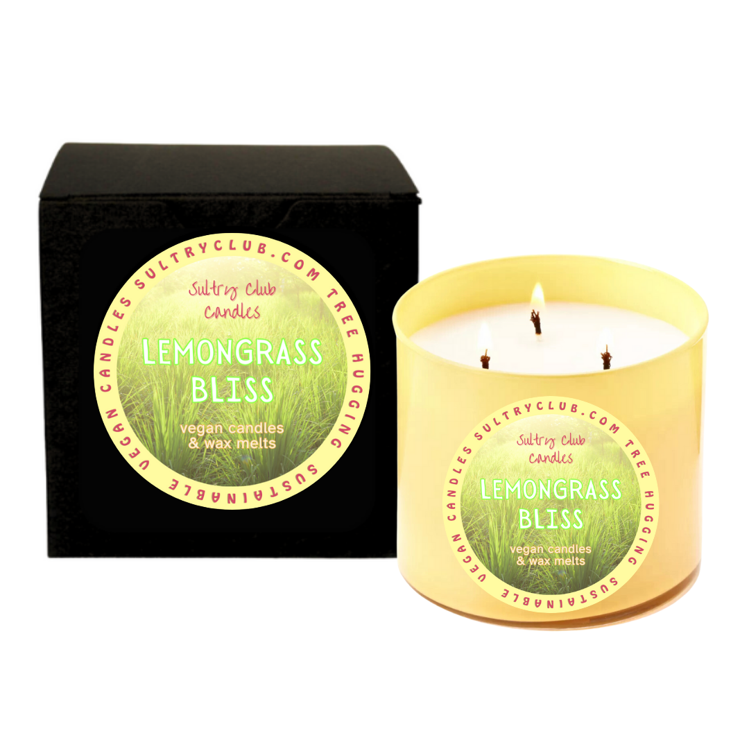 Lemongrass Bliss Vegan Candle