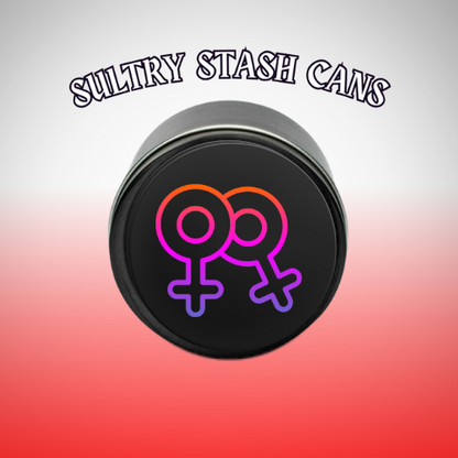 LBGTQ Stash Tin - Round Storage Container (Several Styles)