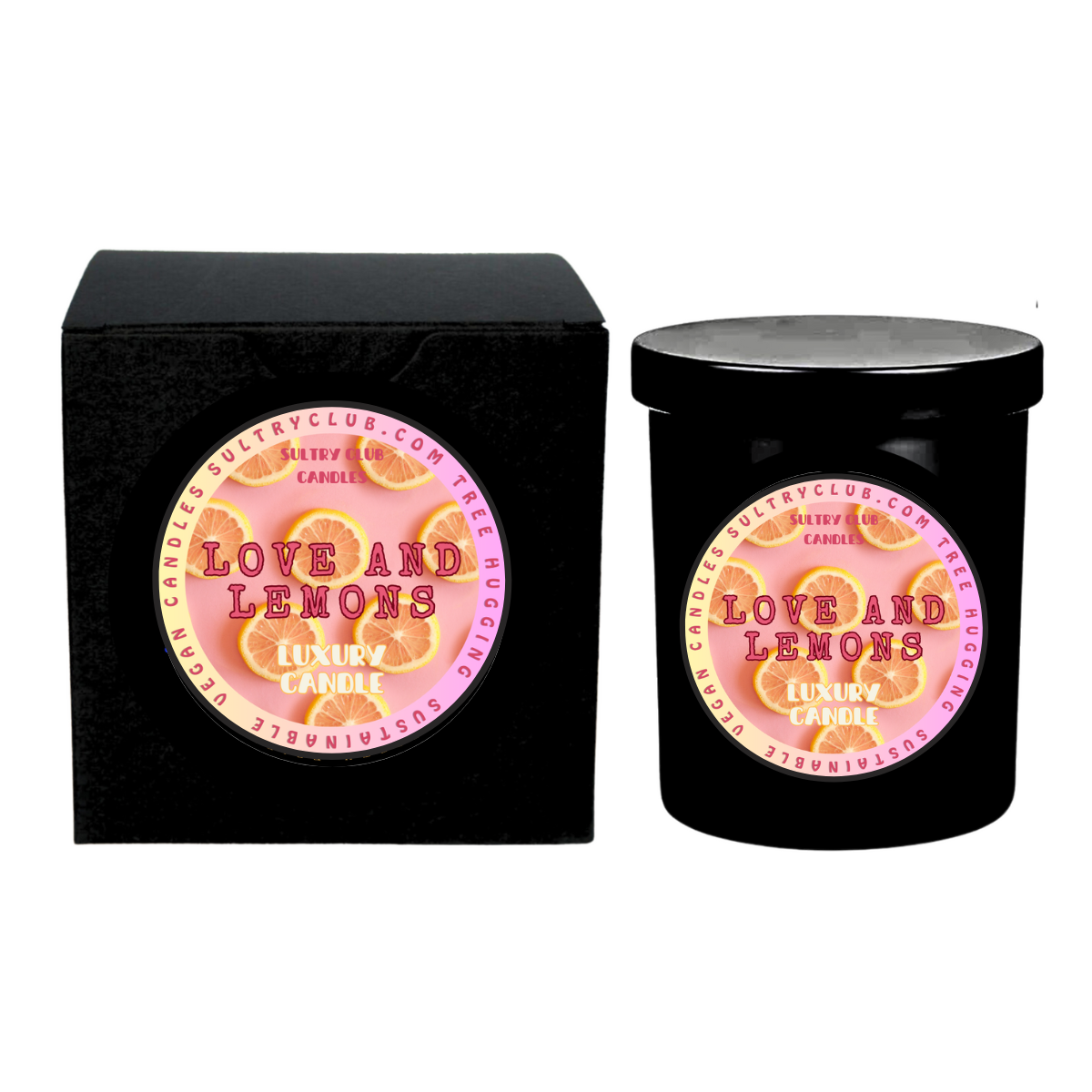 LOVE AND LEMONS Vegan Candle