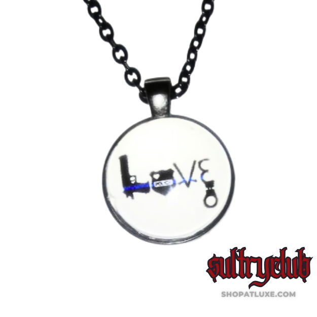 LOVE Police Awareness Support Necklace