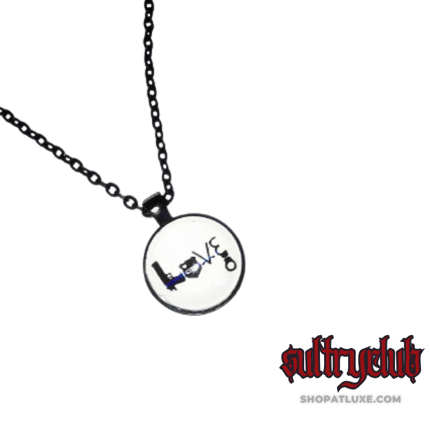 LOVE Police Awareness Support Necklace