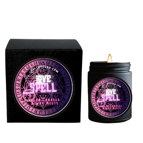 LOVE SPELL TYPE VEGAN CANDLE