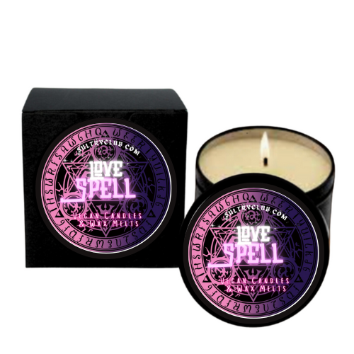 LOVE SPELL TYPE VEGAN CANDLE