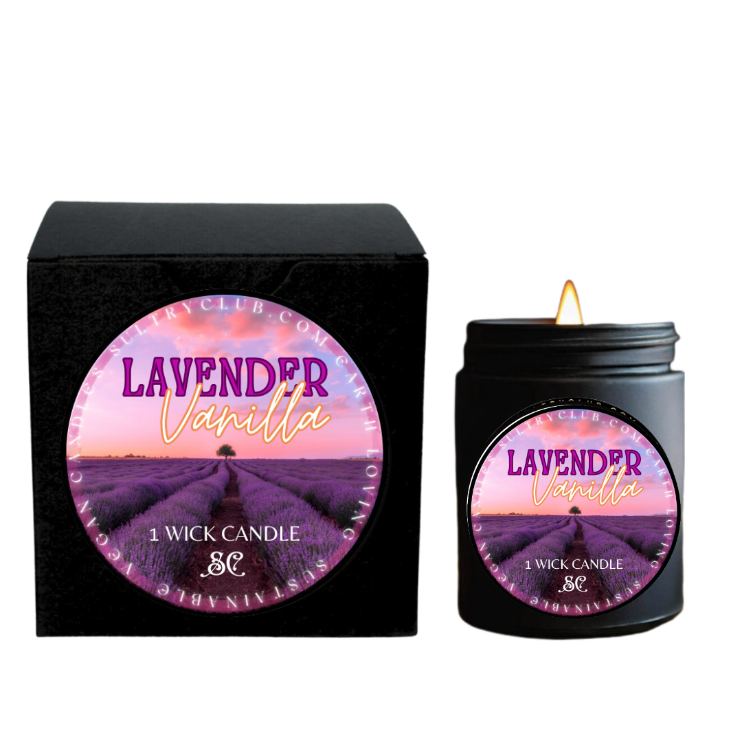 Our Lavender Vanilla Vegan Candle