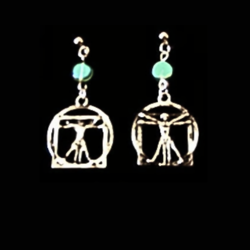 LEO DA VINCI STYLE EARRINGS