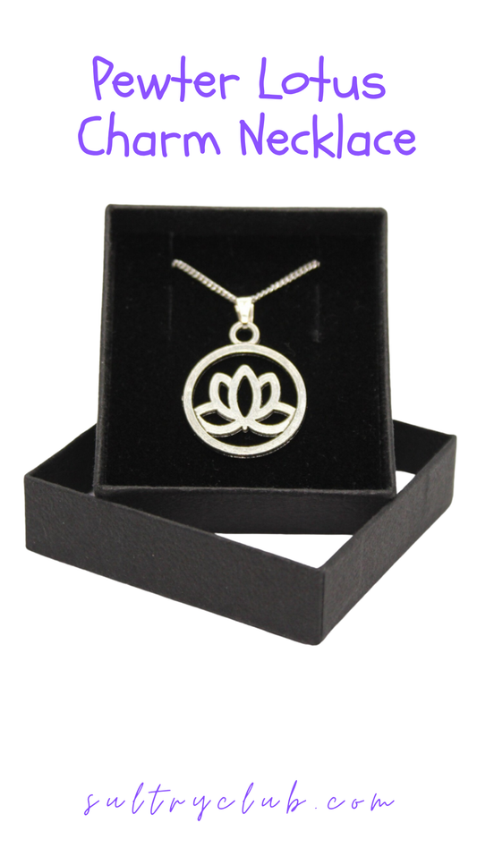 Lotus Charm Necklace
