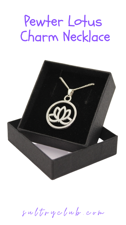 Lotus Charm Necklace