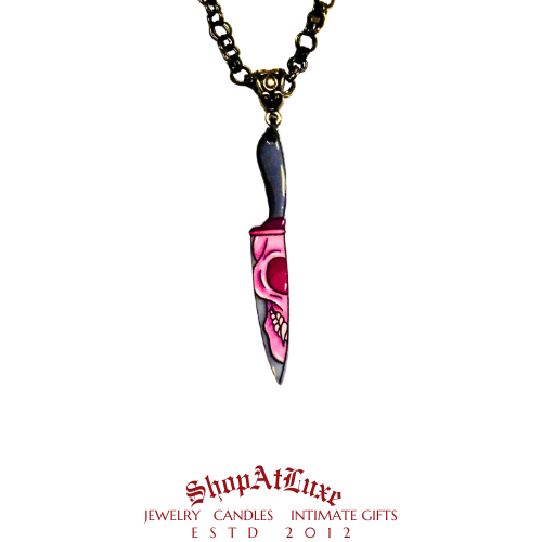 Love Killz Dagger Handwoven Necklace