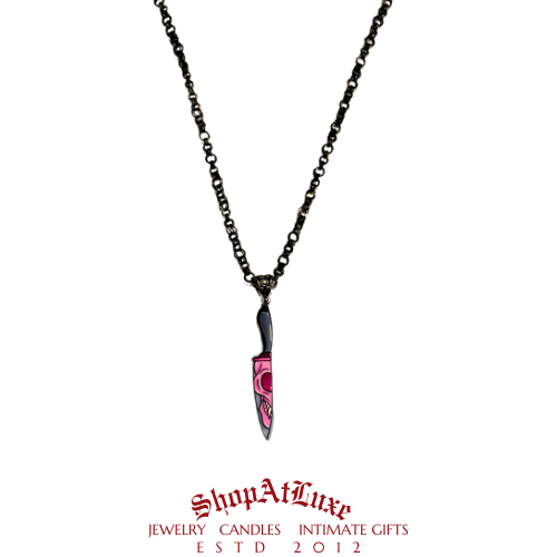 Love Killz Dagger Handwoven Necklace