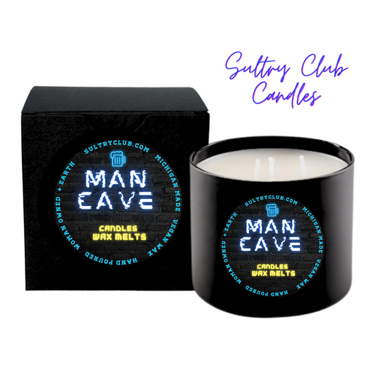 MAN CAVE VEGAN CANDLE