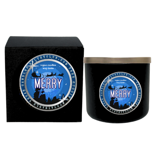 MERRY THOUGHTS 3 WICK HOLIDAY CANDLE