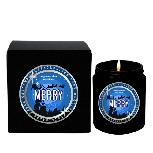 MERRY THOUGHTS 3 WICK HOLIDAY CANDLE