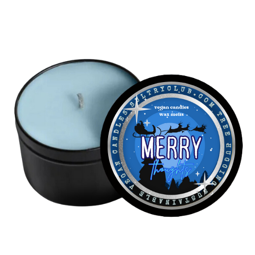 MERRY THOUGHTS 3 WICK HOLIDAY CANDLE