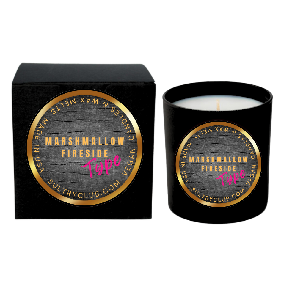 Marshmallow Fireside Type Candle