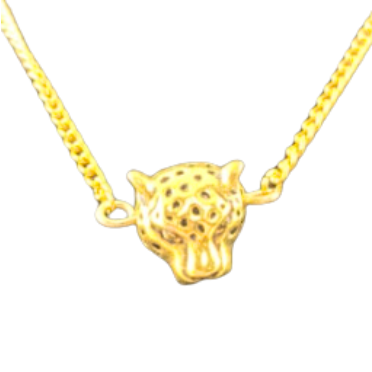 Mini Leopard Head Necklace