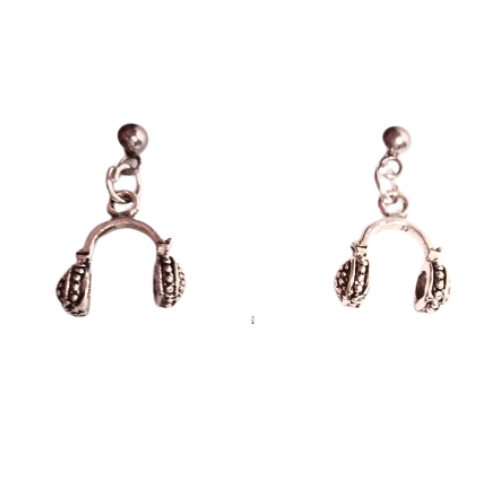 Mini Headphone Charm Earrings