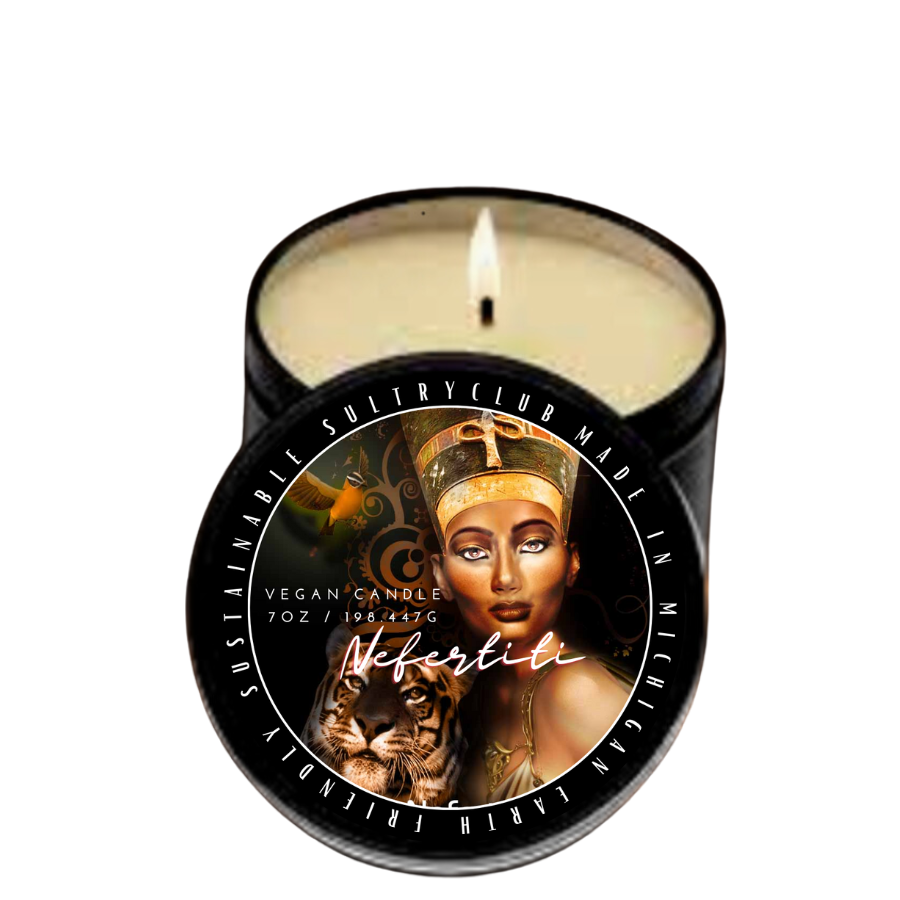 NEFERTITI -EGYPTIAN MUSK- VEGAN CANDLE