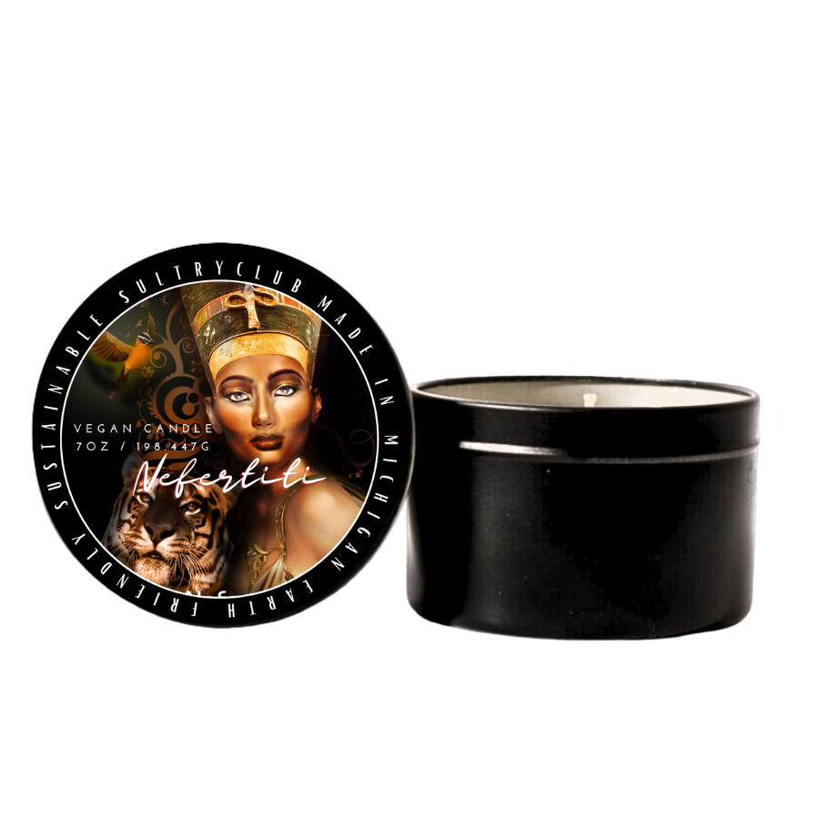 NEFERTITI -EGYPTIAN MUSK- VEGAN CANDLE