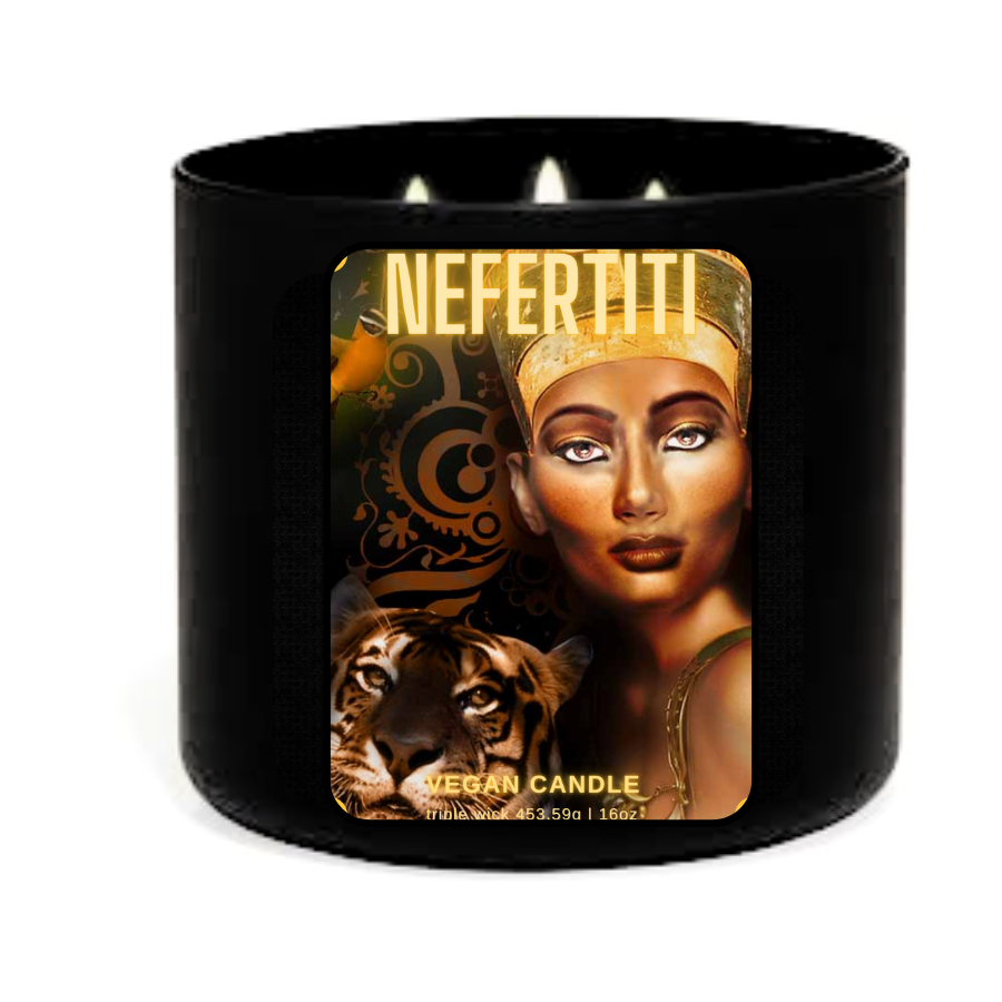 NEFERTITI -EGYPTIAN MUSK- VEGAN CANDLE