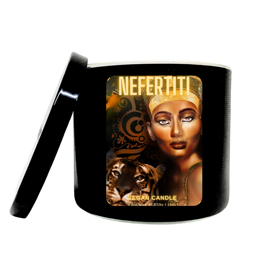 NEFERTITI -EGYPTIAN MUSK- VEGAN CANDLE