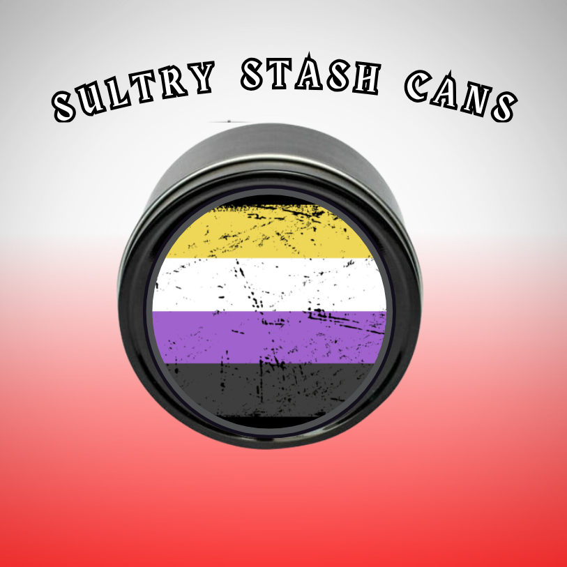 LBGTQ Stash Tin - Round Storage Container (Several Styles)