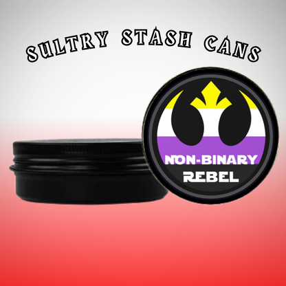 TRANS PRIDE Stash Tin - Round Storage Container (Several Styles)