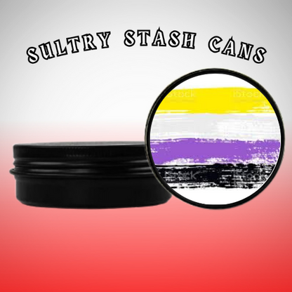 TRANS PRIDE Stash Tin - Round Storage Container (Several Styles)