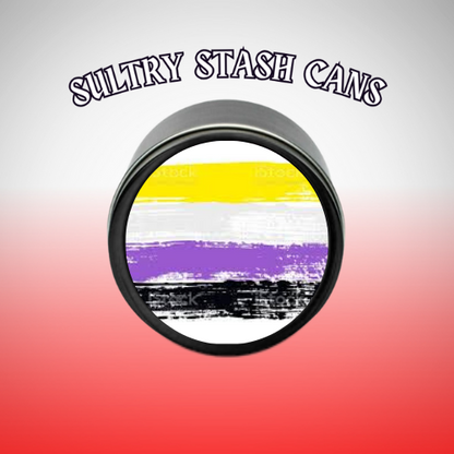 TRANS PRIDE Stash Tin - Round Storage Container (Several Styles)