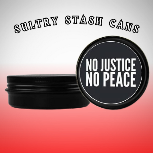 END RACISM Stash Tin - Round Storage Container