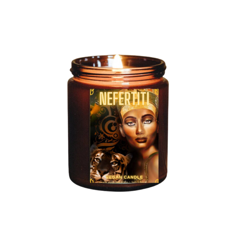 NEFERTITI -EGYPTIAN MUSK- VEGAN CANDLE