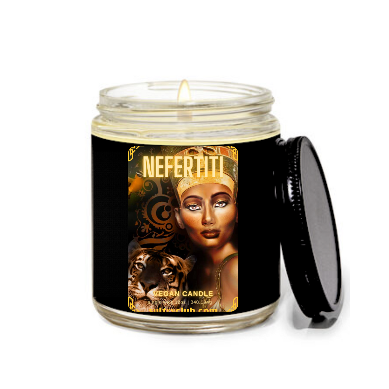 NEFERTITI -EGYPTIAN MUSK- VEGAN CANDLE