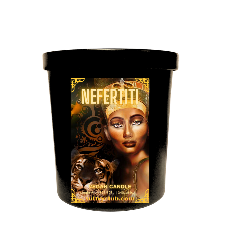 NEFERTITI -EGYPTIAN MUSK- VEGAN CANDLE