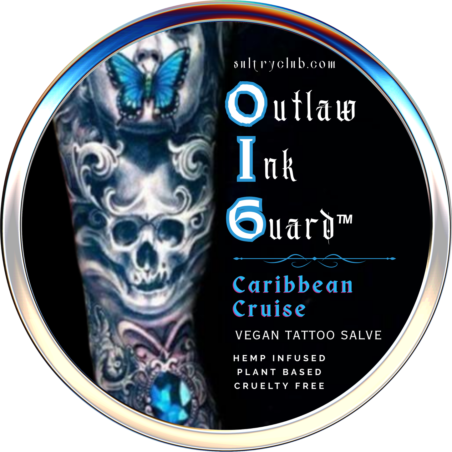 OUTLAW Ink Guard™ Aftercare Tattoo Salve - Caribbean Cruise