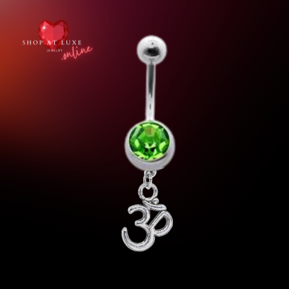 Ohm Steel Belly Ring