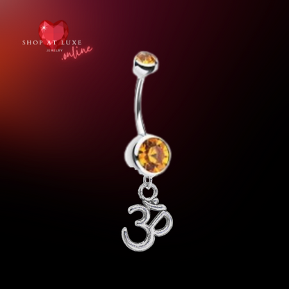 Ohm Steel Belly Ring
