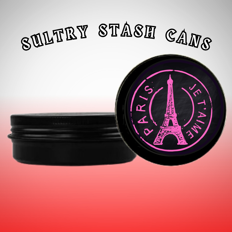 PARIS Stash Tin - Round Storage Container