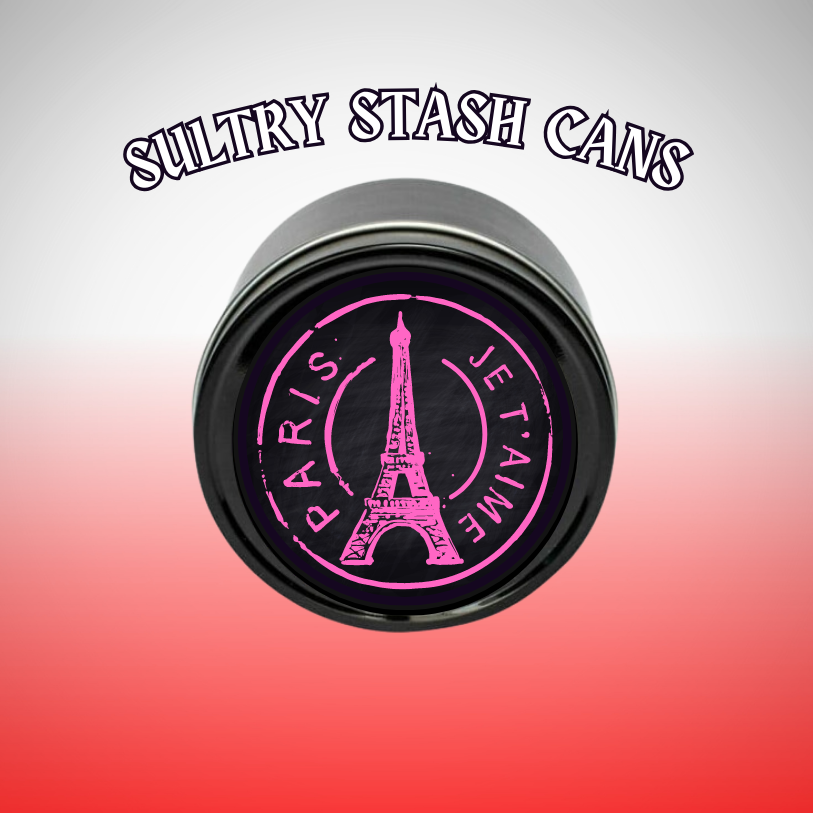 PARIS Stash Tin - Round Storage Container