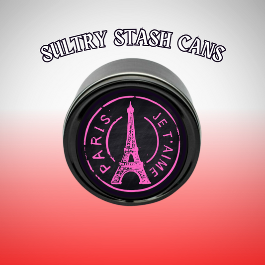 PARIS Stash Tin - Round Storage Container